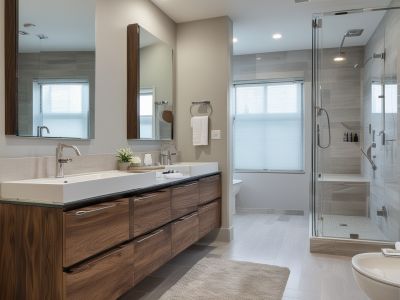 Modern Master Bathroom
