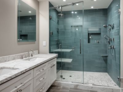 Elegant Walk-In Shower